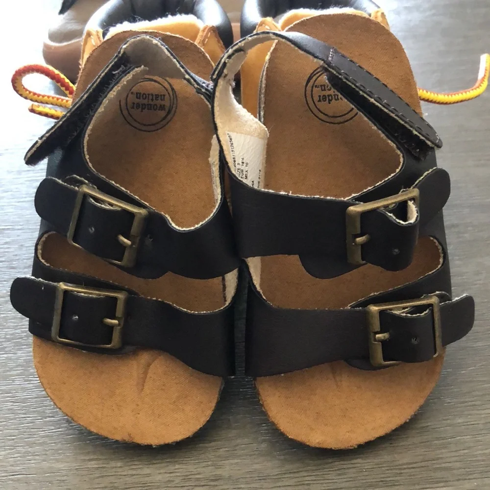 Converse Black & White Velcro Canvas Baby Sneakers